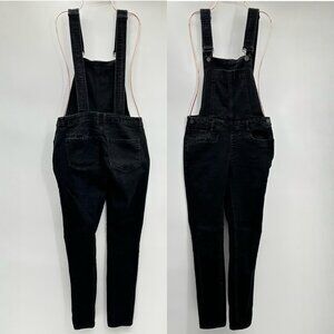 Refuge Black Denim Overalls Size 4